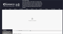Desktop Screenshot of mademoto.com